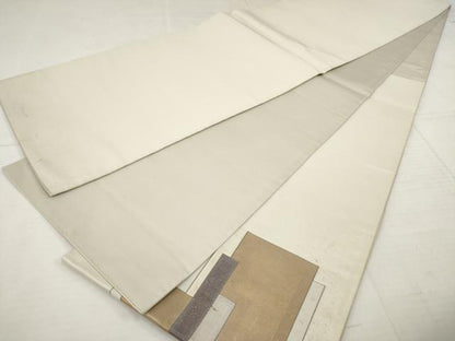 平和屋着物◎太鼓柄袋帯 幾何学文 正絹 逸品 AAAV3009sg