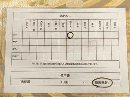 平和屋着物◎六通柄袋帯 立波文 金銀糸 正絹 逸品 AAAV3162dt