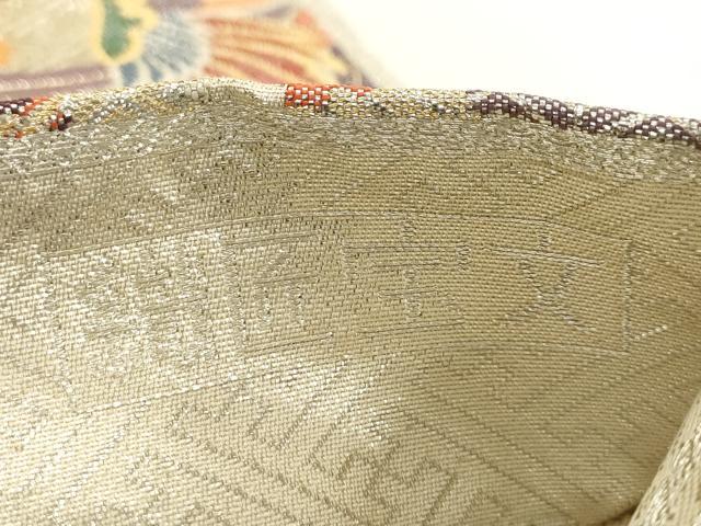 平和屋着物◎九百佐賀錦 六通柄袋帯 織匠宝文 正絹 逸品 AAAV3298sx