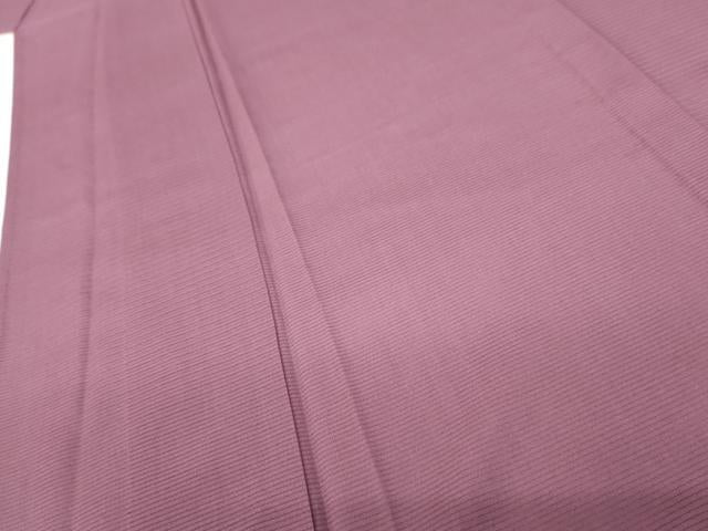 平和屋着物＊夏物 色無地 絽 葡萄色 正絹 逸品 AAAV4295cs