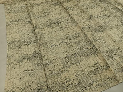 平和屋着物▽上質な小紋 単衣 幾何学文 正絹 逸品 AAAV4925mf