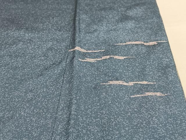 平和屋着物●本場染大島紬 訪問着 草花文 正絹 逸品 AAAV7029zg