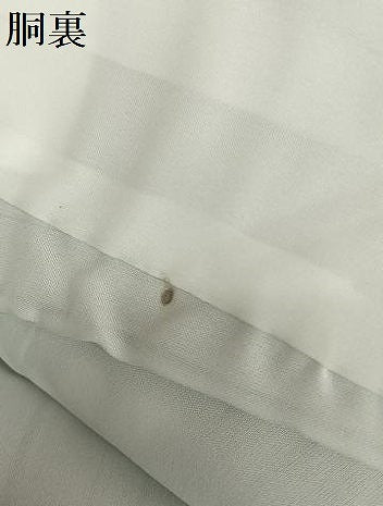 平和屋着物●上質な紬 横段花唐草文 正絹 逸品 AAAV7035zg