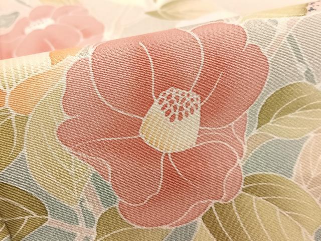 平和屋着物●訪問着 友禅 作家物 草花文 暈し染め 正絹 逸品 AAAV7079zg