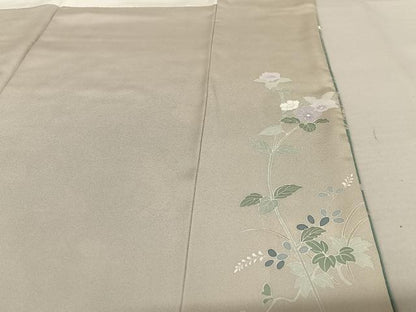 平和屋着物●訪問着 友禅 作家物 草花文 暈し染め 正絹 逸品 AAAV7079zg
