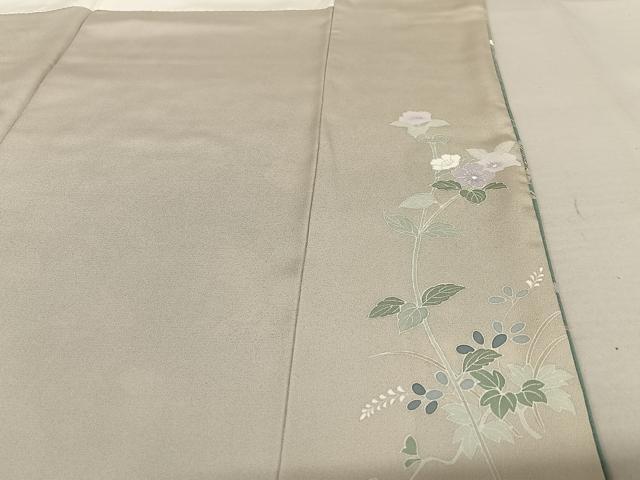 平和屋着物●訪問着 友禅 作家物 草花文 暈し染め 正絹 逸品 AAAV7079zg