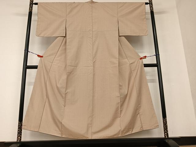 平和屋着物●上質な紬 縞 正絹 逸品 AAAV7090zg
