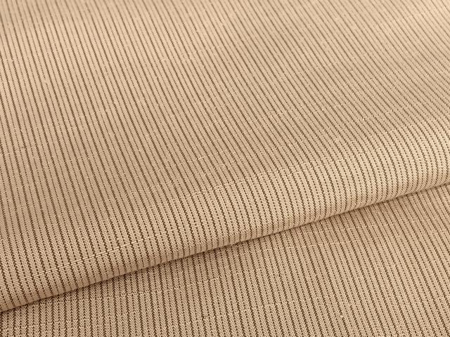 平和屋着物●上質な紬 縞 正絹 逸品 AAAV7090zg