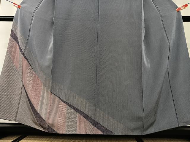 平和屋着物●訪問着　間道　正絹　逸品　AAAV7119zg
