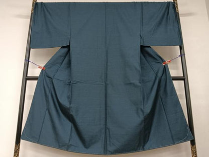 平和屋着物●男性　紬　アンサンブル　亀甲文様　正絹　逸品　未使用　AAAV7127zg