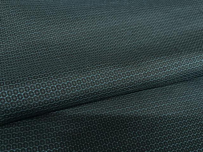 平和屋着物●男性　紬　アンサンブル　亀甲文様　正絹　逸品　未使用　AAAV7127zg