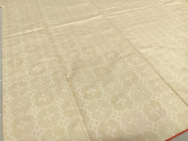 平和屋着物●上質な紬 舞花文 正絹 逸品 未使用 AAAV7136zg