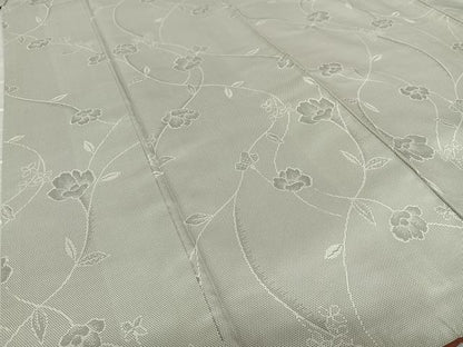 平和屋着物●お召 枝花文 正絹 逸品 AAAV7144zg