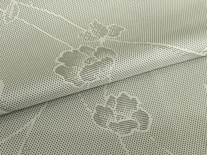 平和屋着物●お召 枝花文 正絹 逸品 AAAV7144zg
