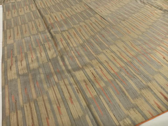 平和屋着物●上質な紬 変わり縞 正絹 逸品 AAAV7148zg