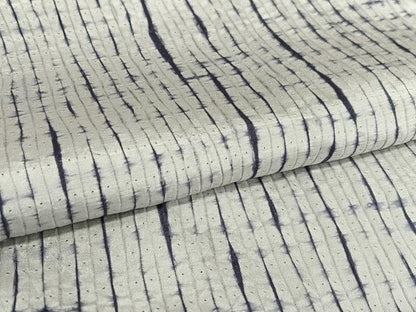 平和屋着物●本場大島紬 大島しぼり 縞 正絹 逸品 AAAV7217zg