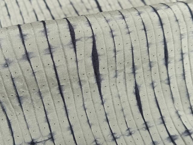 平和屋着物●本場大島紬 大島しぼり 縞 正絹 逸品 AAAV7217zg