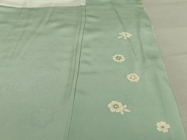 平和屋着物●訪問着 駒刺繍 更紗花文 暈し染め 金彩 正絹 逸品 AAAV7242zg