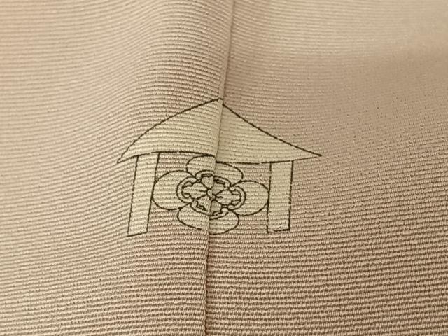 平和屋着物●訪問着　地紙重ね花文　金彩　正絹　逸品　AAAV7252zg