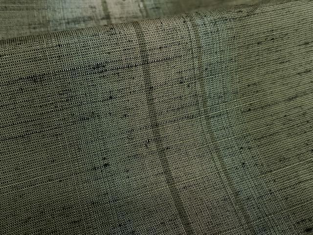 平和屋着物●上質な紬　縞　正絹　逸品　AAAV7260zg