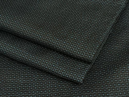平和屋着物●男性　本場大島紬　アンサンブル　100亀甲　総詰　正絹　逸品　AAAV7297zg