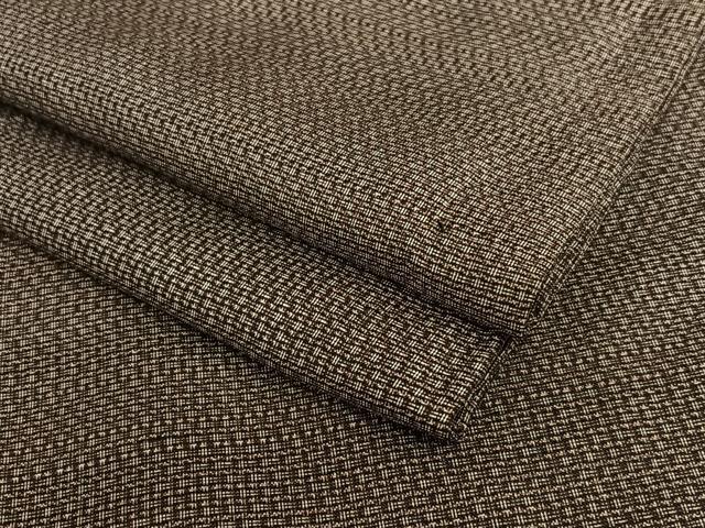 平和屋着物●男性　紬　アンサンブル　格子　正絹　逸品　AAAV7298zg