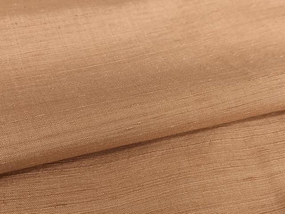 平和屋着物●上質な紬 色無地 遠州茶色 正絹 逸品 未使用 AAAV7339zg