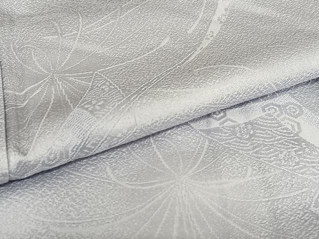 平和屋着物●上質な色無地 鬘帯花地紋 藤色 正絹 逸品 AAAV7369zg