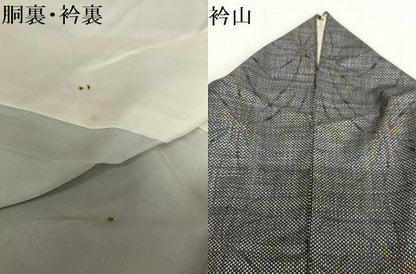 平和屋着物●本場大島紬 7マルキ 乱菊 正絹 逸品 AAAV7392zg
