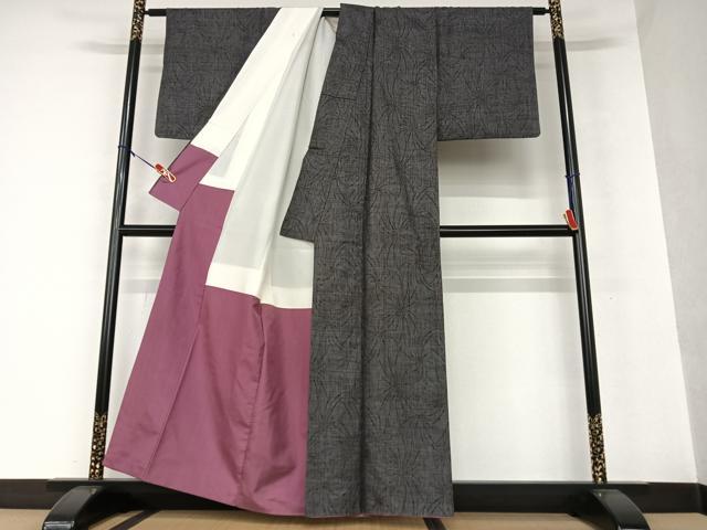 平和屋着物●本場大島紬 7マルキ 乱菊 正絹 逸品 AAAV7392zg