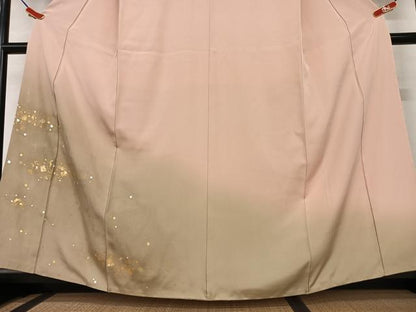 平和屋着物●訪問着 箔散らし 暈し染め 金銀彩 正絹 逸品 AAAV7399zg