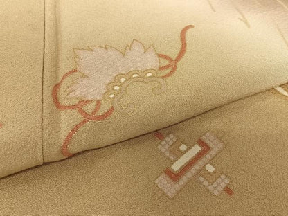 平和屋着物●訪問着 宝尽くし文 暈し染め 金彩 正絹 逸品 AAAV7423zg