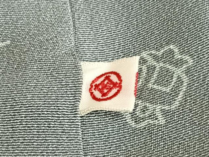 平和屋着物●江戸小紋 雲重ね吉祥花文 松坂屋扱い 正絹 逸品 AAAV7451zg