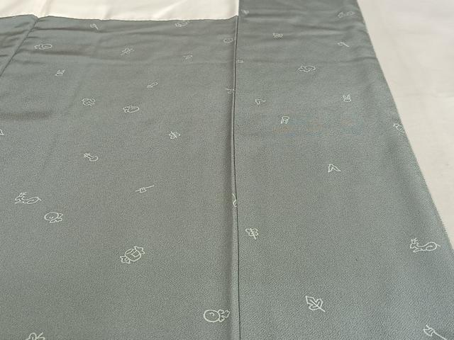 平和屋着物●江戸小紋 雲重ね吉祥花文 松坂屋扱い 正絹 逸品 AAAV7451zg