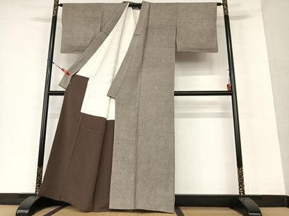 平和屋着物●人間国宝 小宮康孝 江戸小紋 鮫小紋柄 三越扱い 正絹 逸品 AAAV7474zg