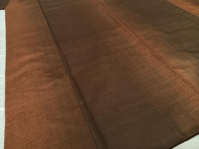 平和屋着物●上質な紬 縞 正絹 逸品 AAAV7475zg