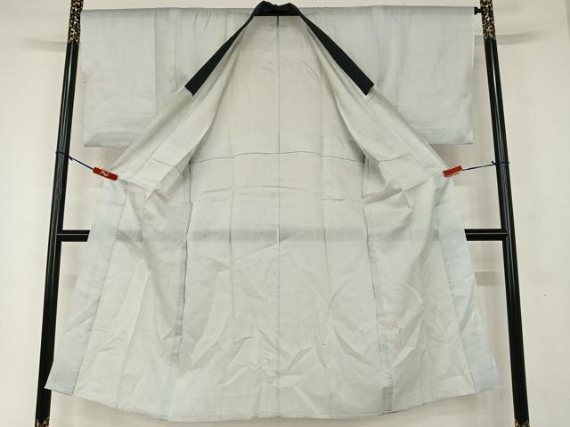 平和屋着物▽男性 結城紬 杢 アンサンブル 長襦袢(単衣)セット 霞文 正絹 逸品 AAAV7481zg