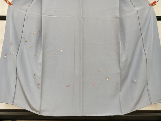 平和屋着物●訪問着 刺繍 色紙文 金銀糸 正絹 逸品 AAAV7487zg
