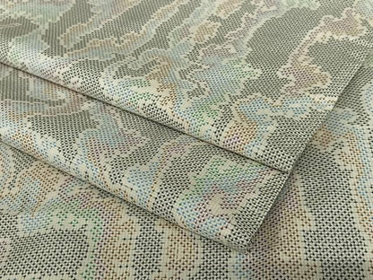 平和屋着物●本場大島紬 白大島 一元絣 霞文 正絹 逸品 AAAV7496zg