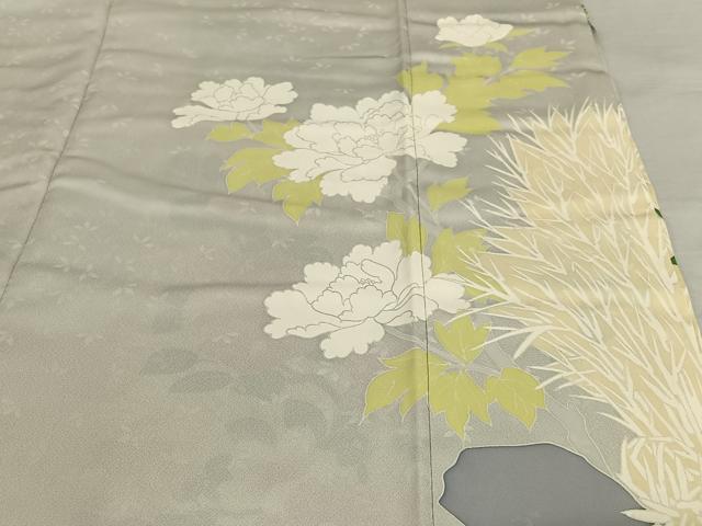 平和屋着物●豪華振袖 友禅 泰常好み 風景花鳥文 暈し染め 金彩 正絹 逸品 AAAV7499zg