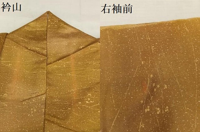 平和屋着物●上質な小紋 紬地 霞文 正絹 逸品 AAAV7544zg