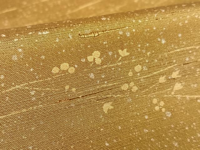 平和屋着物●上質な小紋 紬地 霞文 正絹 逸品 AAAV7544zg