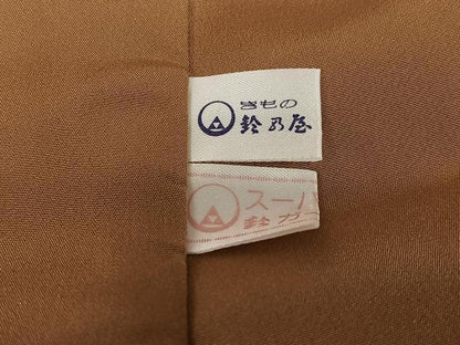 平和屋着物●上質な小紋　作家物　南出峯雨　霞文　暈し染め　鈴乃屋扱い　正絹　逸品　AAAV7560zg
