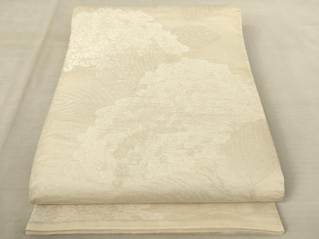 平和屋着物＊夏物 六通柄 本袋帯 紫陽花 銀糸 正絹 逸品 AAAV7782pf