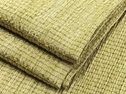 平和屋着物▽お召 単衣 縞 正絹 逸品 AAAV8348fy
