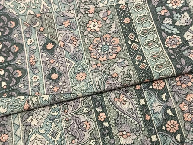 平和屋着物▽上質な紬 単衣 切り嵌め花文 正絹 逸品 AAAV8351fy