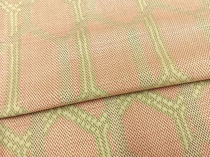 平和屋着物▽上質な紬　単衣　亀甲文　正絹　逸品　AAAV8364fy