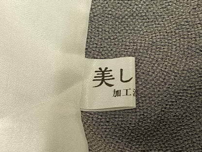 平和屋着物▽江戸小紋 単衣 鮫小紋柄 正絹 逸品 AAAV8367fy