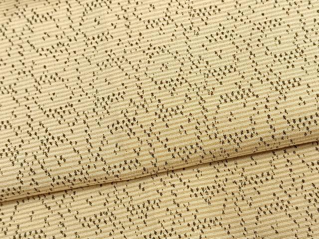 平和屋着物▽上質な紬 単衣 幾何学文 正絹 逸品 AAAV8368fy