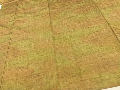 平和屋着物▽上質な紬　単衣　霞文　正絹　逸品　AAAV8398fy